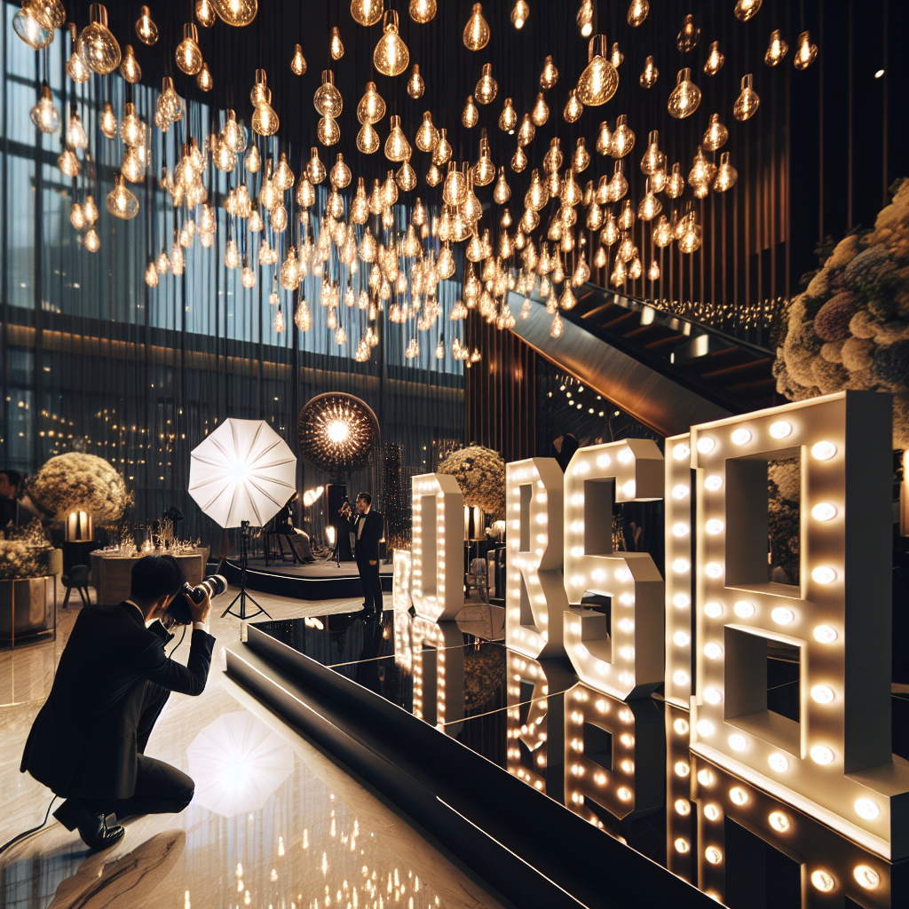 Professional marquee letter lights business environment with reliable quality